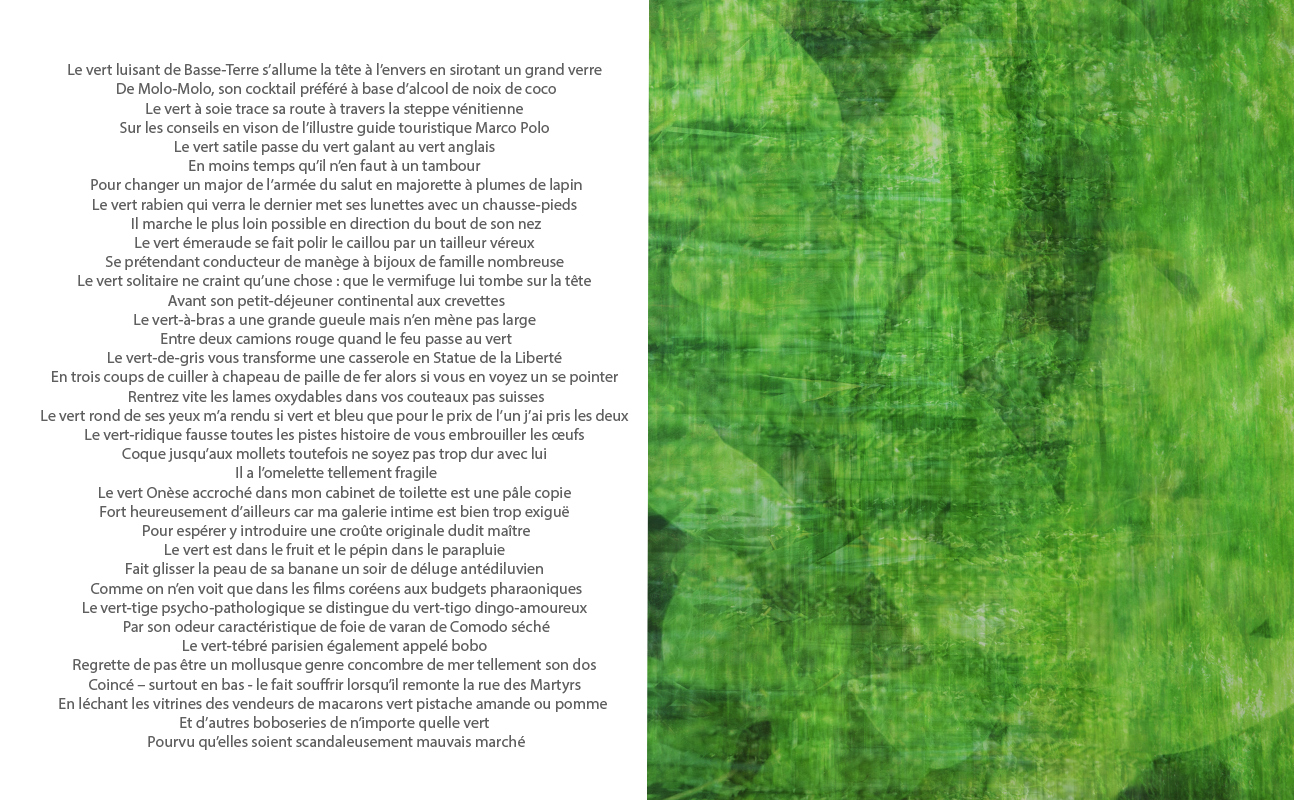 En vert